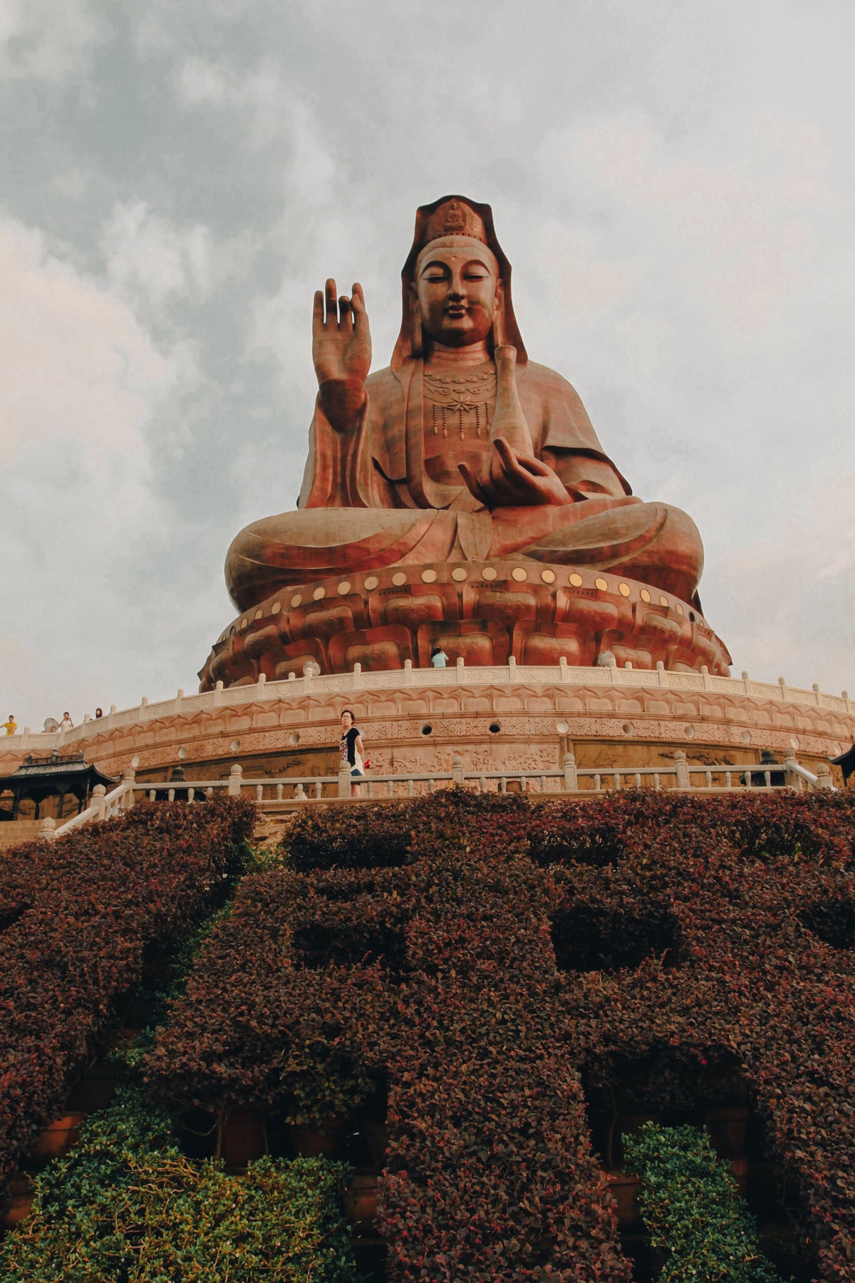 Guanyin statue at Mount Xiqiao Foshan Guangdong China where Wing Chun historical trail begins