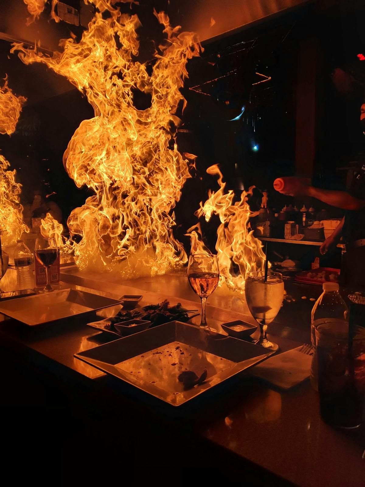 Wok cooking with high-heat flame — the essence of wok hei