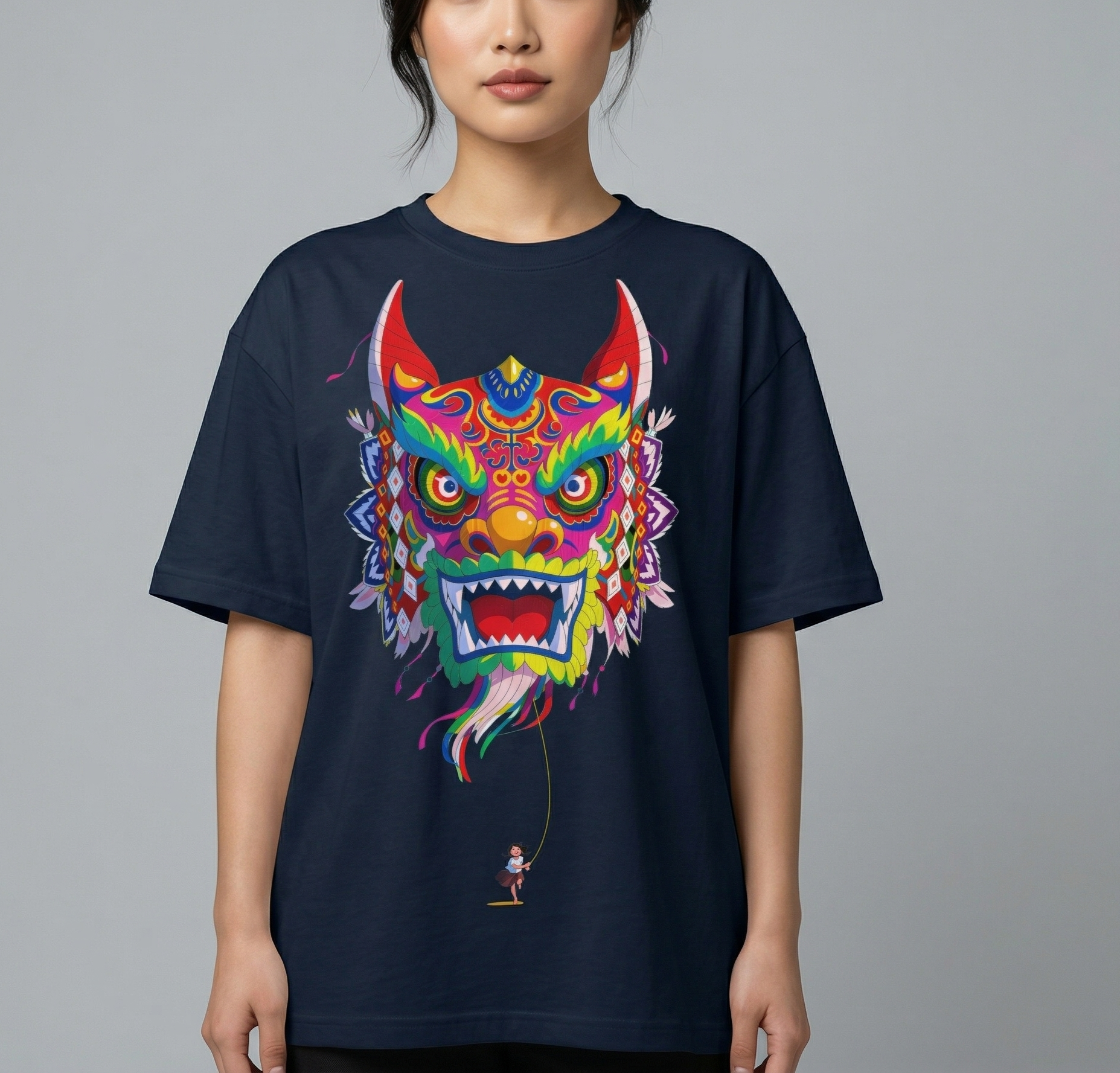 Dragon Kite Oversized T-shirt