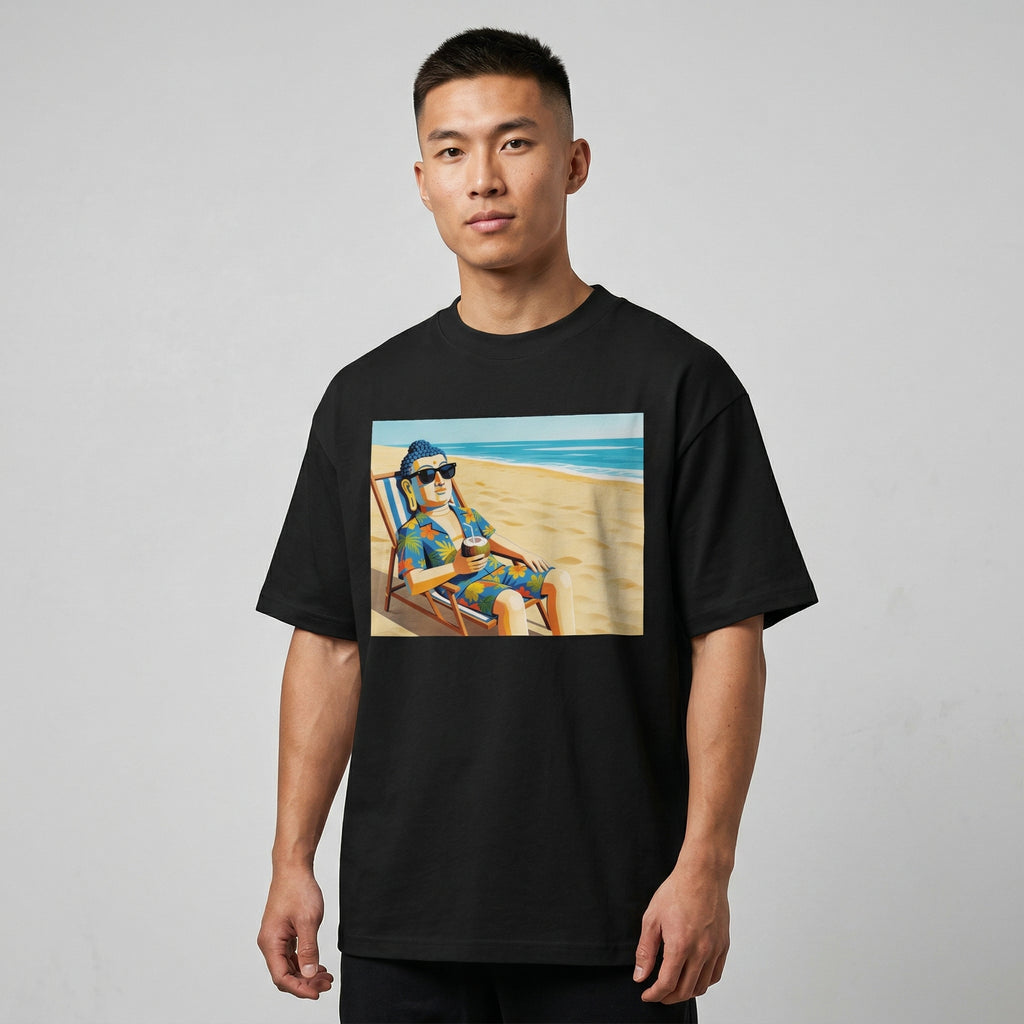 Buddha in My Heart, I don't give a f*** Oversized T-shirt